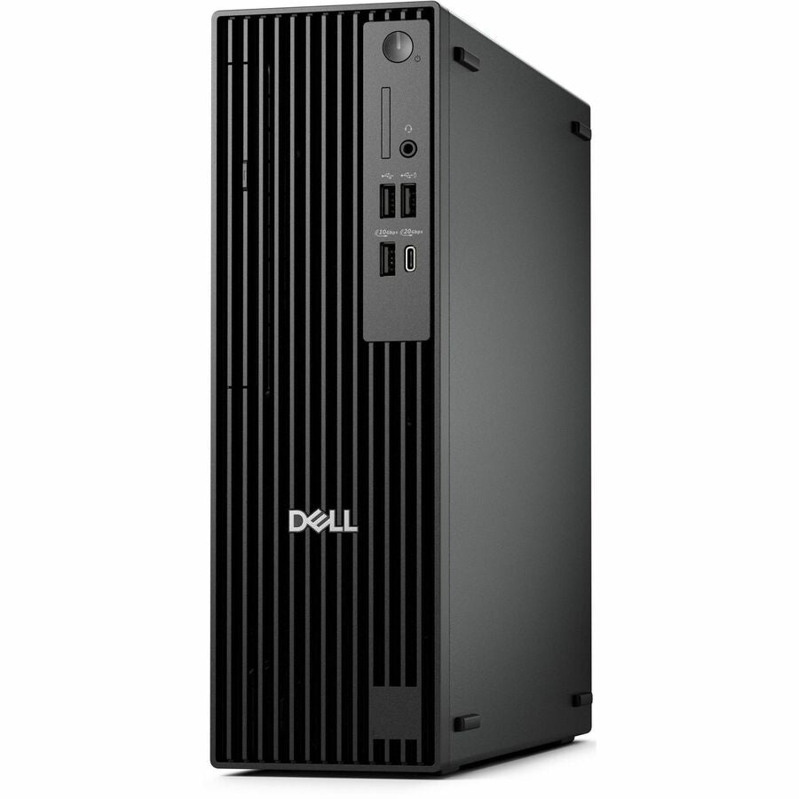 Dell Pro Slim Plus QBS1250 Desktop Computer - Intel Core Ultra 5 235 - 16 GB - 512 GB SSD - Slim PC - Standard Black - Intel Chip - Windows 11 Pro - Intel DDR5 SDRAM - DVD-Writer - English (US) Keyboard - 260 W