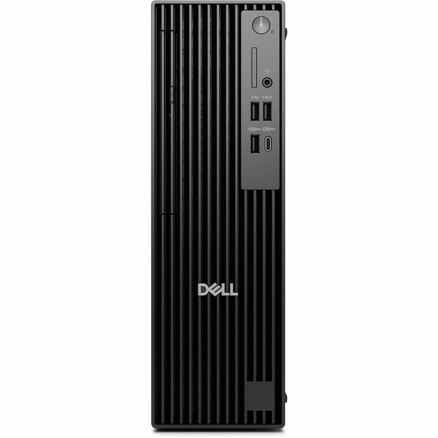 Dell Pro Slim Plus QBS1250 Desktop Computer - Intel Core Ultra 5 235 - 16 GB - 512 GB SSD - Slim PC - Standard Black - Intel Chip - Windows 11 Pro - Intel DDR5 SDRAM - DVD-Writer - English (US) Keyboard - 260 W