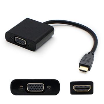 AddOn - Video converter - black - for HP 250 G4, Chromebook, Omen Pro 15 Mobile