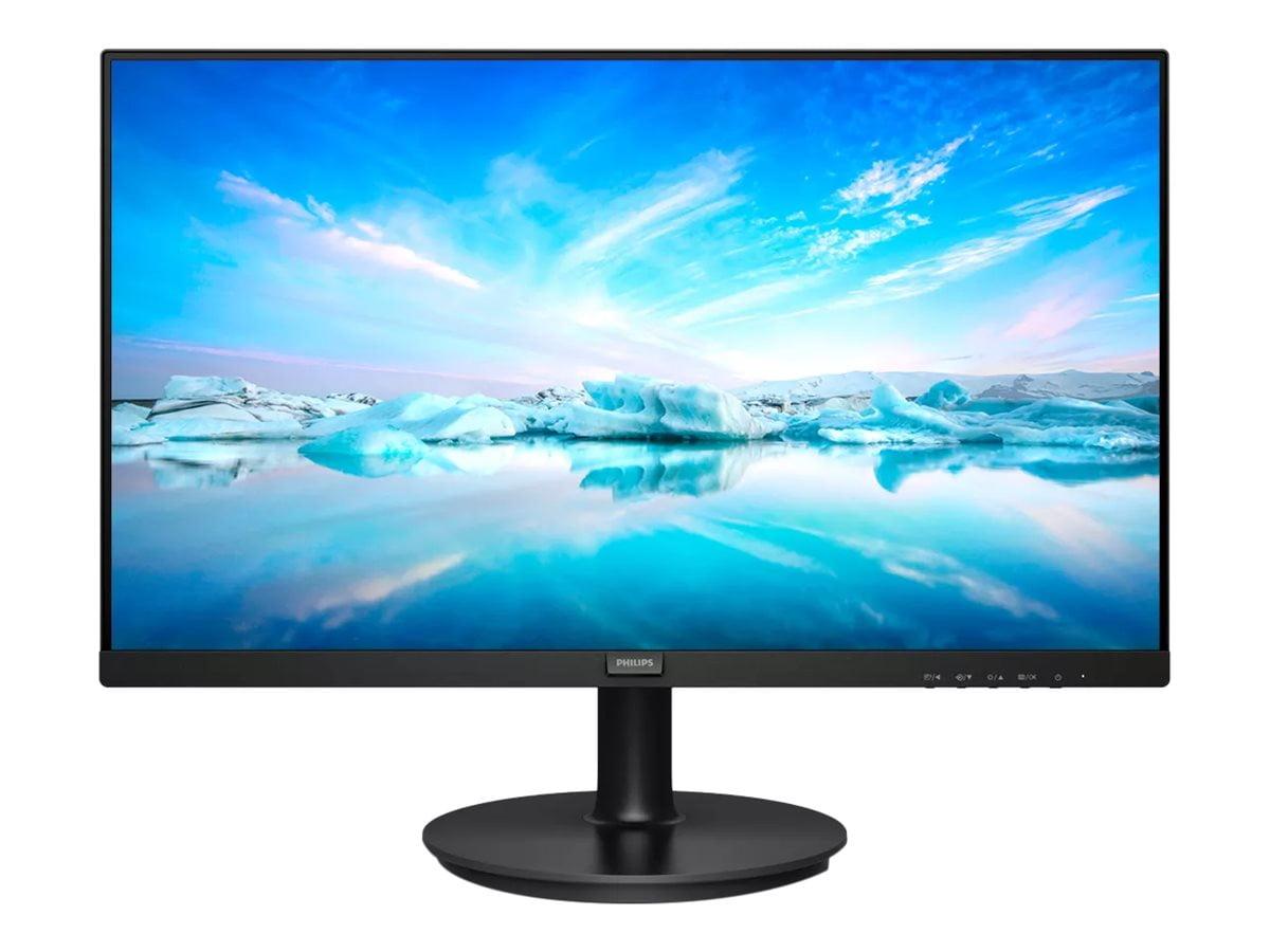 Philips V-line 221V8L 22 Class Full HD LED Monitor - 16:9 - Textured Black - 21.5 Viewable - Vertical Alignment (VA) - WLED Backlight - 1920 x 1080 - 16.7 Million Colors - Adaptive Sync -
