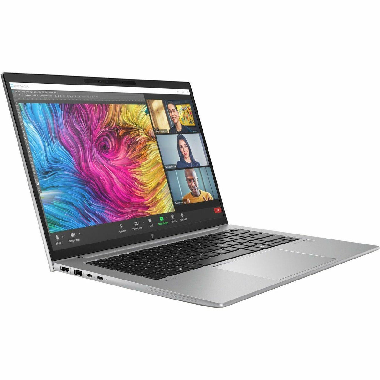 HP ZBook Firefly G11 14 Mobile Workstation - WUXGA - Intel Core Ultra 7 165U - 32 GB - 1 TB SSD - Intel Chip - 1920 x 1200 - Windows 11 Pro - Intel - In-plane Switching (IPS) Technology - Front
