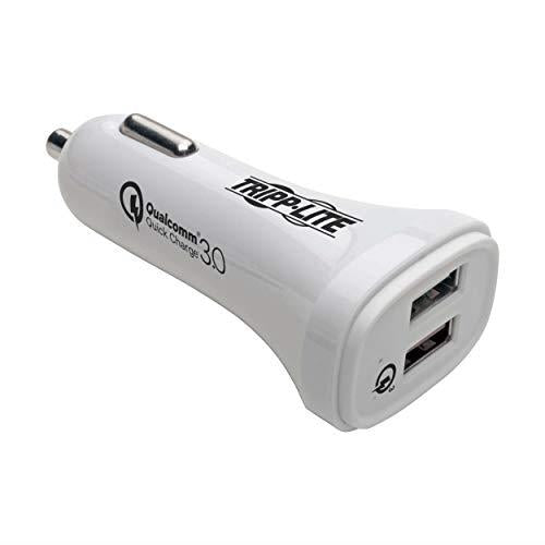 Tripp Lite U280-C02-S-QC3U USB Car Charger, Quick Charge - Dual USB-A 3.0, UL 2089 Certified
