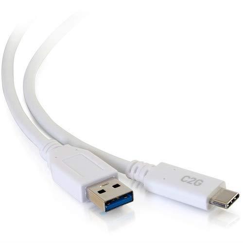 C2G 28837 C2G 10FT USB 3.0 USB TYPE C TO USB A USB CABLE WHITE M/M