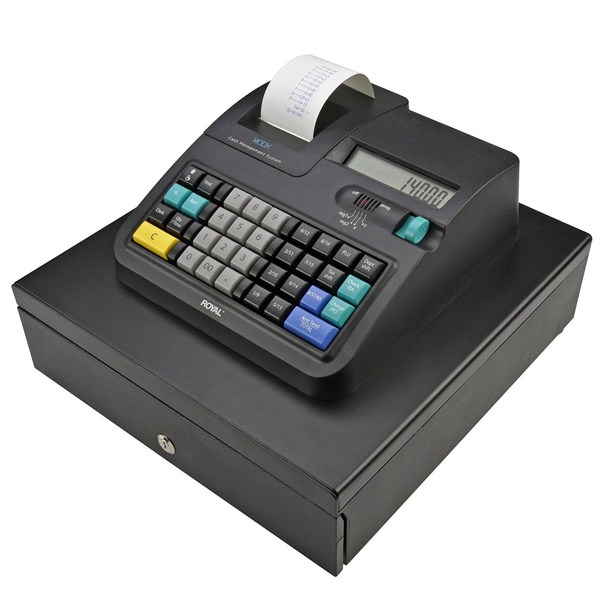 Royal 140DX Entry Level Cash Register with 9-digit Operator Display (29475X)