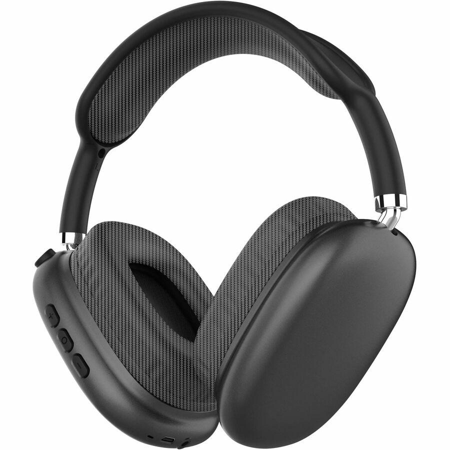 SuperSonic IQ Sound High Performance Wireless Headphones with FM Radio and Mic IQ-170BT-SLV