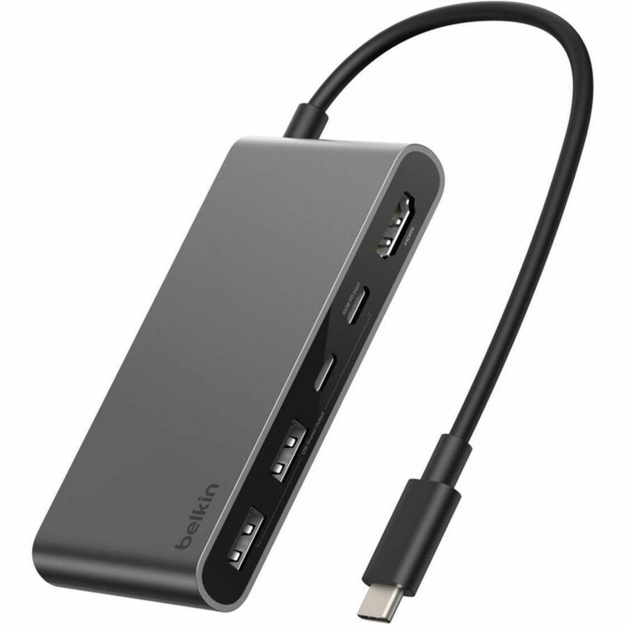 Belkin 5-Port USB-C Hub USB-C to 2xUSB-A, 2xUSB-C, 1x4K HDMI - Docking Station Black Model AVC022FQSGY