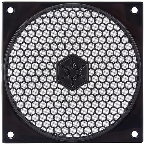 Silverstone 120mm Fan Filter with Grill FF121 (Black)