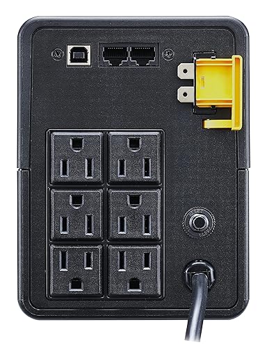 APC UPS 950VA Line Interactive UPS Battery Backup, BVK950M2 Backup Battery with AVR, 2 USB Charging Ports (Type C/Type A), Back-UPS Uninterruptible Power Supply