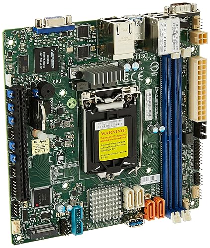 Supermicro MBD-X11SCL-IF-O X11SCL-IF - Motherboard - Mini ITX - LGA1151 Socket - C242 - USB 3.1 Gen 1-2 x Gigabit LAN - onboard Graphics