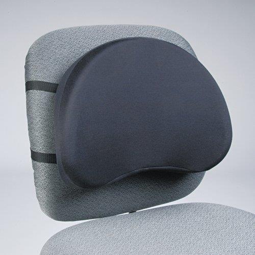 Kantek Deluxe Back Support 15-1/2w x 3d x 11h Black LS400