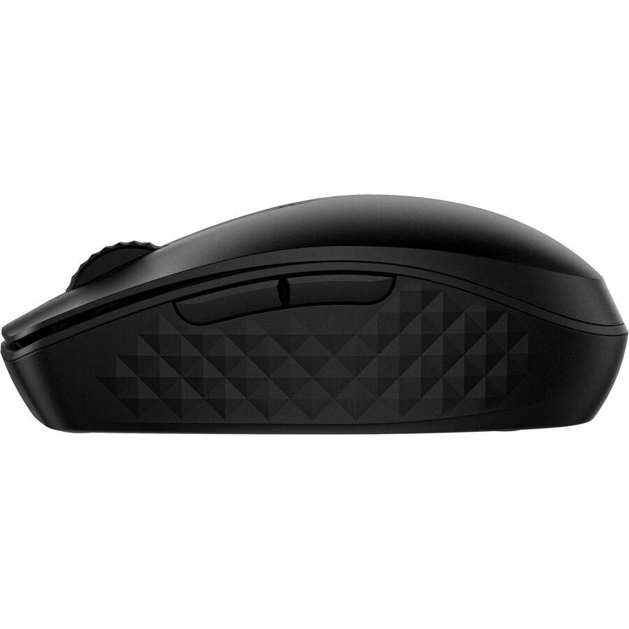 HP 425 Mouse - Wireless - Bluetooth - Black - 4000 dpi - Tilt Wheel - 7 Button(s) - 6 Programmable Button(s)