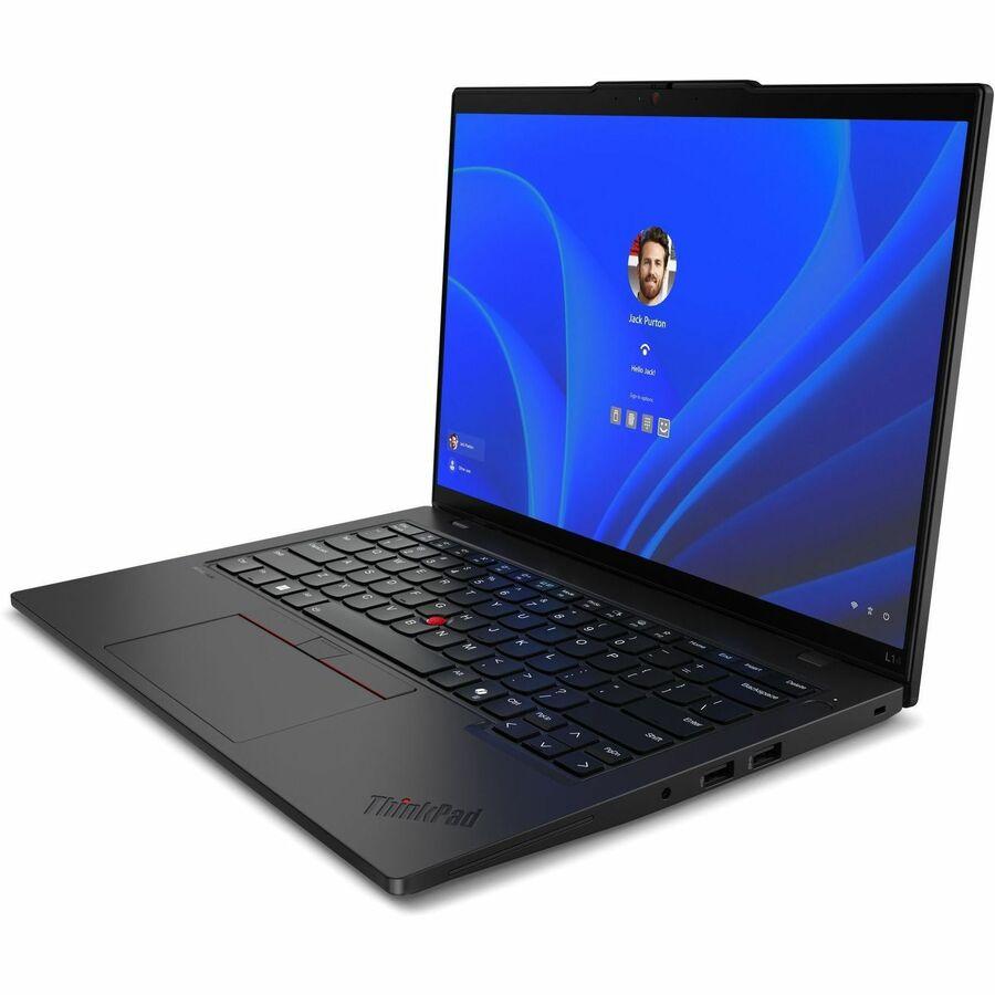Lenovo ThinkPad L14 Gen 5 21L1001TUS 14 Touchscreen Notebook - WUXGA - Intel Core Ultra 7 155U - 16 GB - 512 GB SSD - English Keyboard - Black - Intel Chip - 1920 x 1200 - Windows 11 Pro - Intel