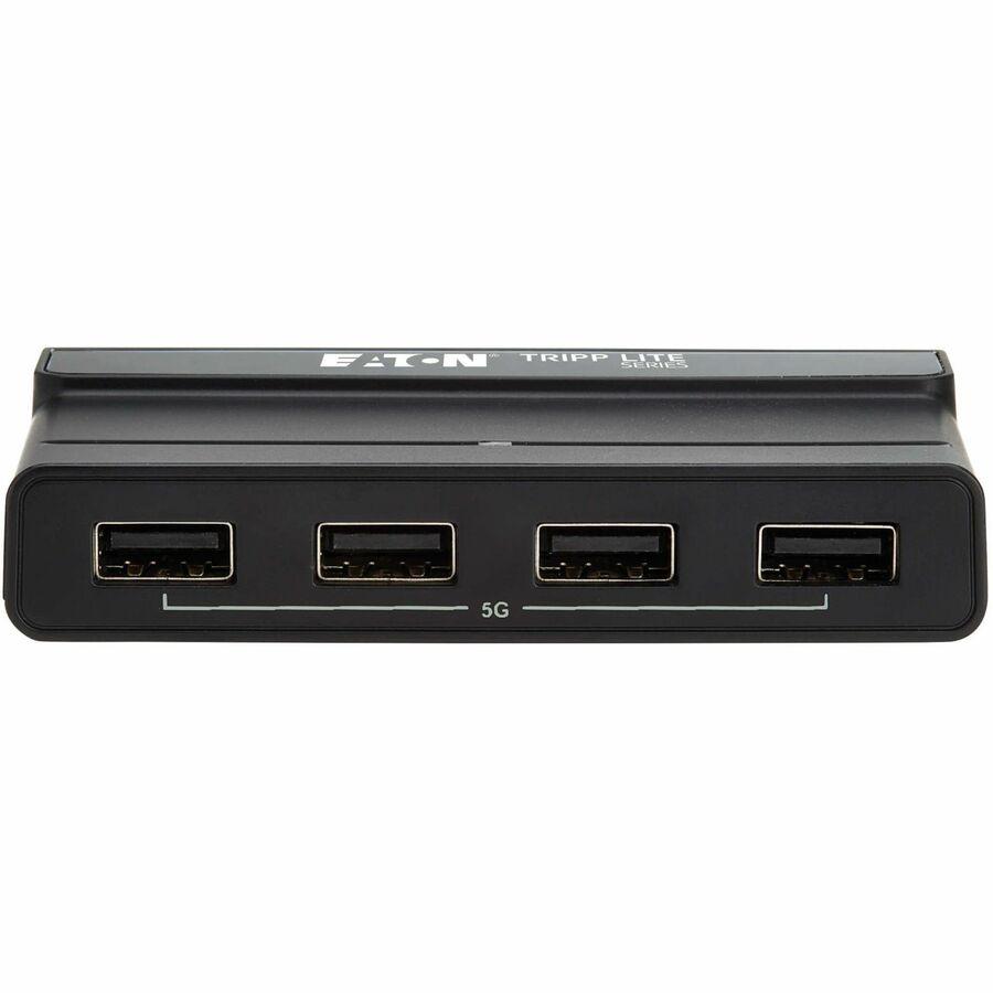 Tripp Lite by Eaton U315-2X4 USB Switch - USB Type C - 640 MB/s - Notebook, Desktop, Printer, Keyboard, Mouse, Flash Drive, Hard Drive - Desktop - 6 USB Port(s)