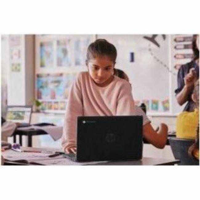 HP Fortis G1i 14 Chromebook - HD - Intel N150 - 8 GB - 64 GB Flash Memory - Jet Black - Smart Buy - Intel Chip - 1366 x 768 - ChromeOS - Intel UHD Graphics - Front Camera/Webcam - IEEE 802.11ax