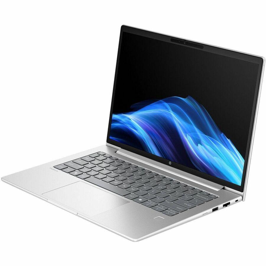 HP ProBook 4 G1i 14 Notebook - WUXGA - Intel Core Ultra 5 225U - 16 GB - 512 GB SSD - English Keyboard - Pike Silver - Intel Chip - 1920 x 1200 - Windows 11 Pro - Intel - In-plane Switching (IPS