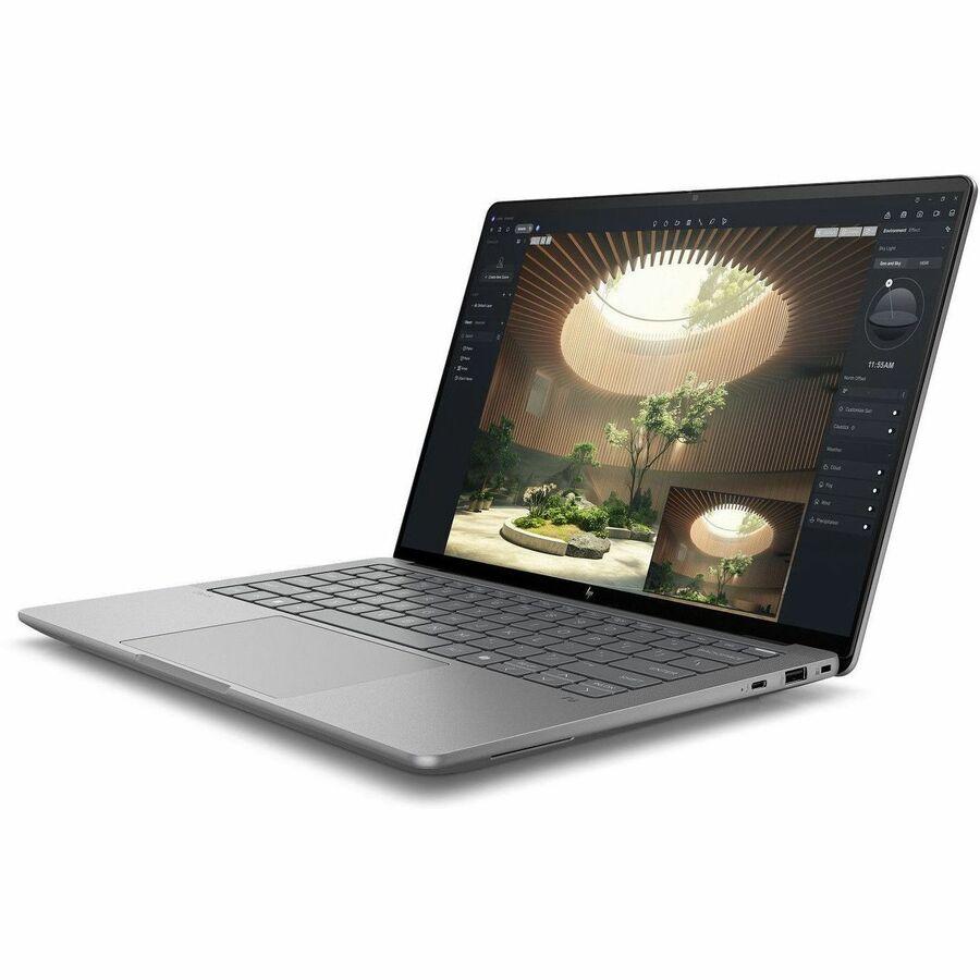 HP ZBook Ultra G1a 14 Touchscreen Mobile Workstation - 2.8K - AMD Ryzen AI MAX PRO 390 - 32 GB - English Keyboard - Meteor Silver - Smart Buy - AMD Chip - 2880 x 1800 - Windows 11 Pro - AMD Rade