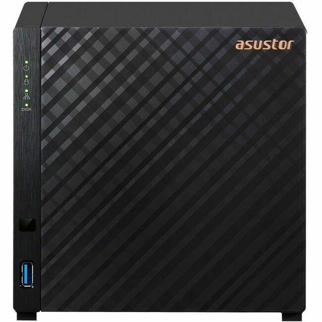 Asustor AS1204T Drivestor 4 Gen 2, 4 Bay NAS, Quad-Core 1.7GHz CPU, 2.5GbE Port, 1GB DDR4, Three USB 3.0 (Diskless)