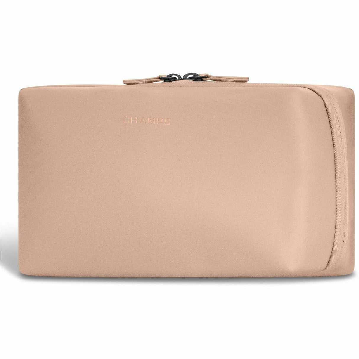 Champs Onyx Carrying Case Toiletries, Travel - Nude - Water Resistant - Polyurethane Body - Handle - 6.3 Height x 4.3 Width - 3.17 quart Volume Capacity