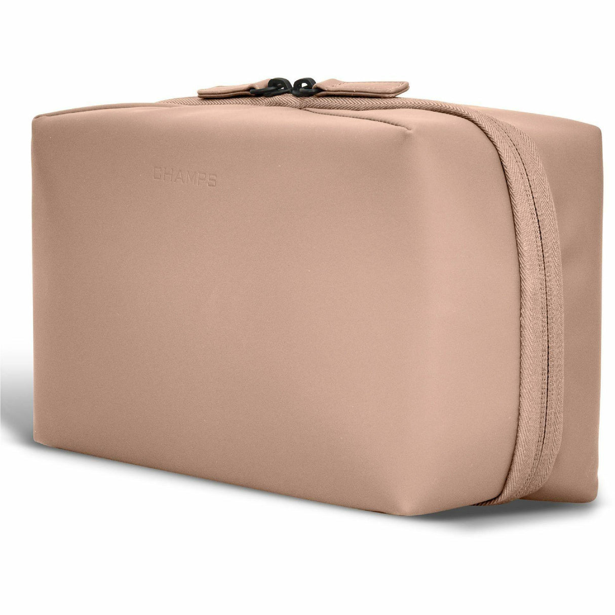 Champs Onyx Carrying Case Toiletries, Travel - Nude - Water Resistant - Polyurethane Body - Handle - 6.3 Height x 4.3 Width - 3.17 quart Volume Capacity