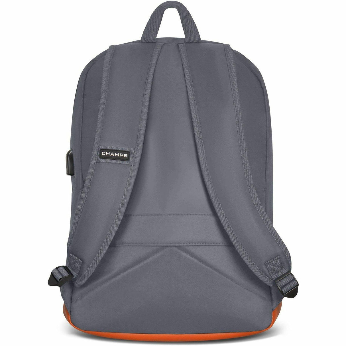 Champs Vintage Carrying Case (Backpack) for 11 to 15.6 Water Bottle, Notebook, Tablet, Glasses, Earphone, Travel - Gray - Water Resistant, Water Proof Zipper - Nylon Body - Shoulder Strap,