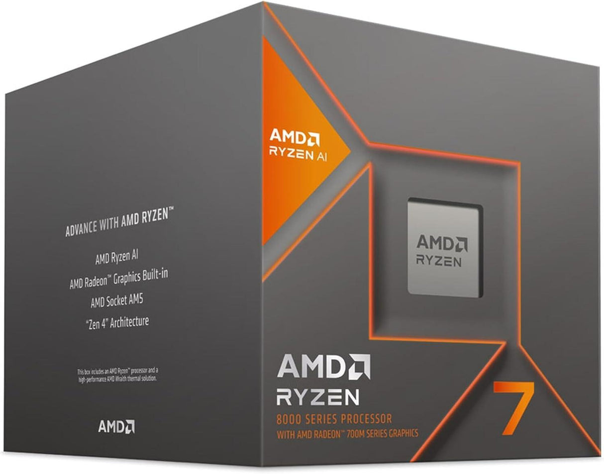AMD 100-100001236SBX Ryzen 7 8700G 8-Core, 16-Thread Desktop Processor