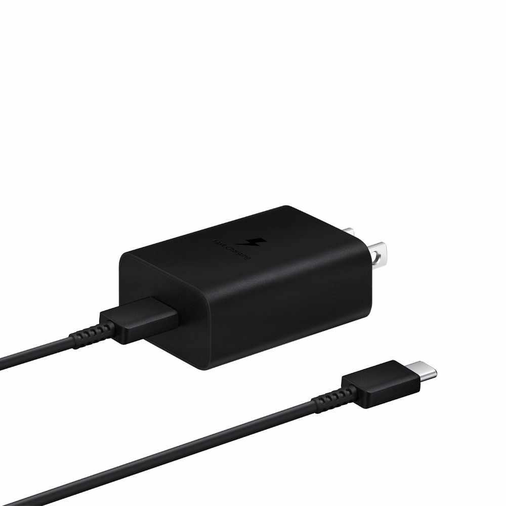 Samsung OEM Black 15W USB-C PD Wall Charger w/ USB-C to USB-C Cable