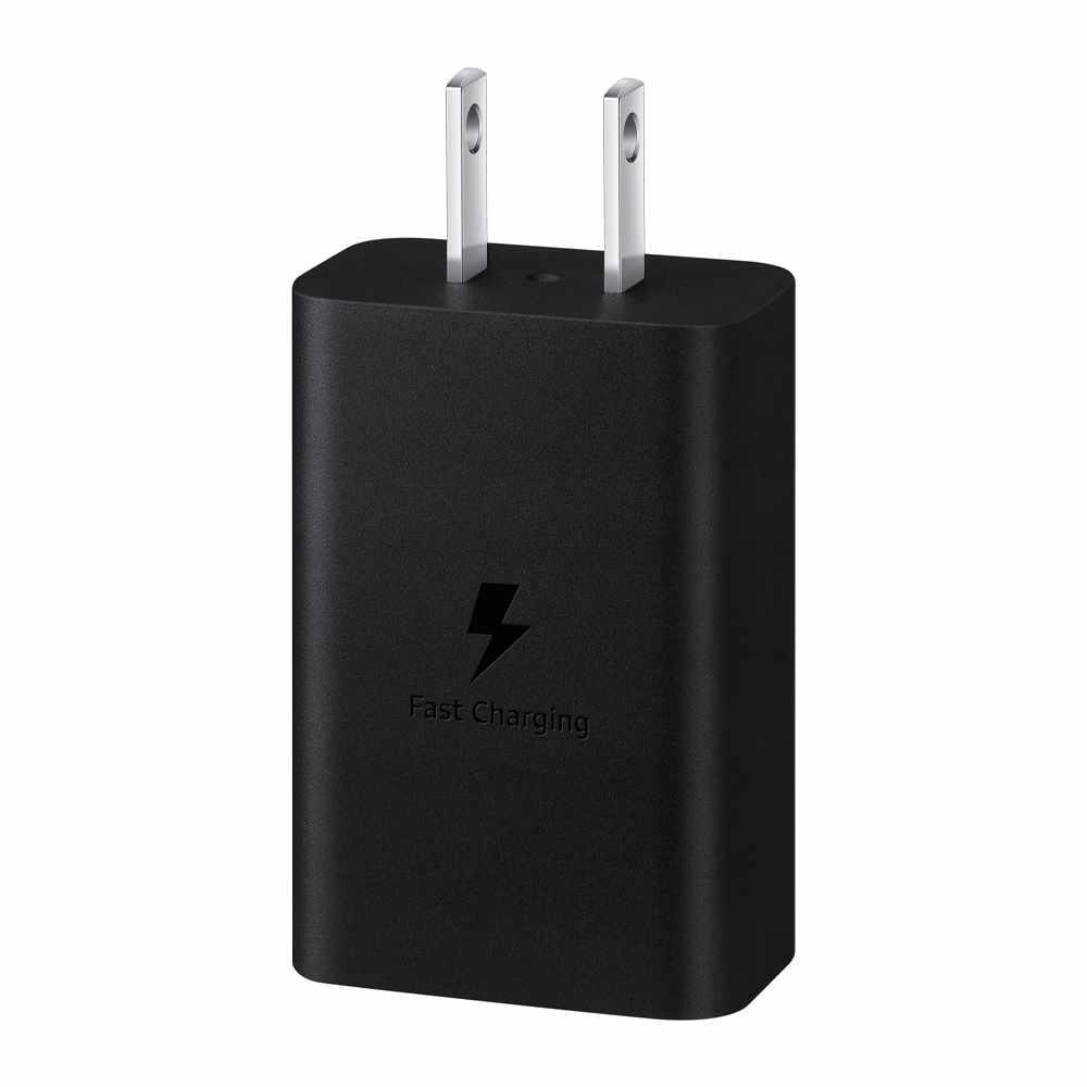 Samsung OEM Black 15W USB-C PD Wall Charger w/ USB-C to USB-C Cable
