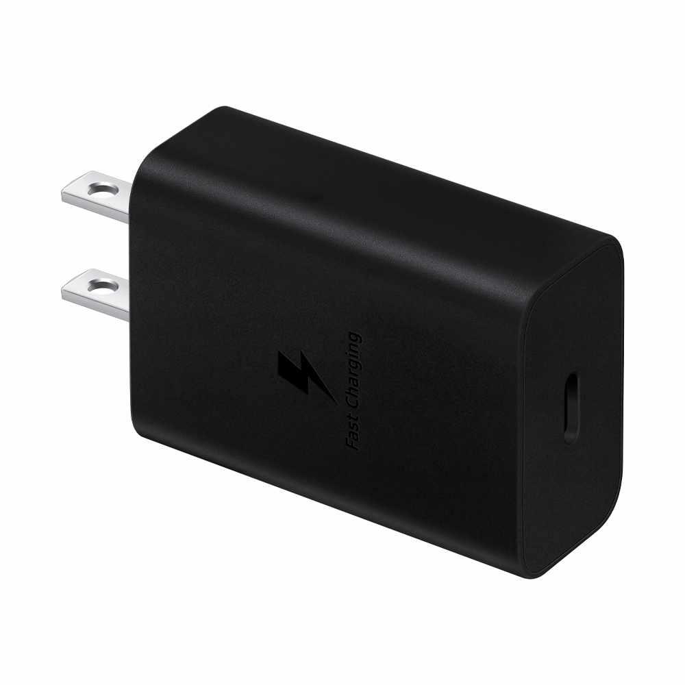 Samsung OEM Black 15W USB-C PD Wall Charger w/ USB-C to USB-C Cable