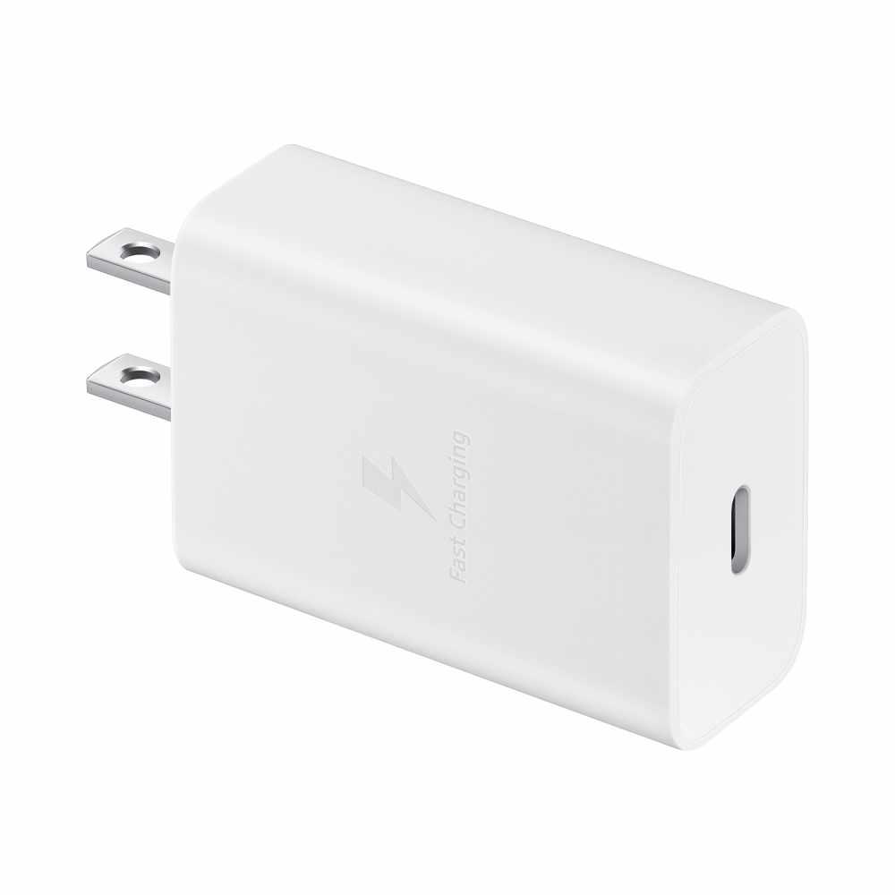 Samsung Wall Charger with USB-C to USB-C Cable 15W White Wall Chargers