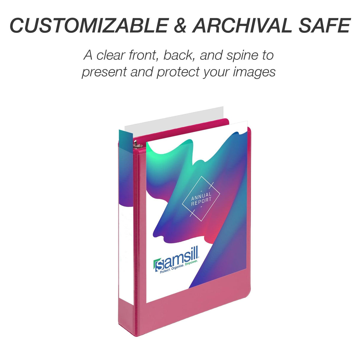 Samsill Ring Binder MP28609 Economy 1 6 Pack Assorted Colors