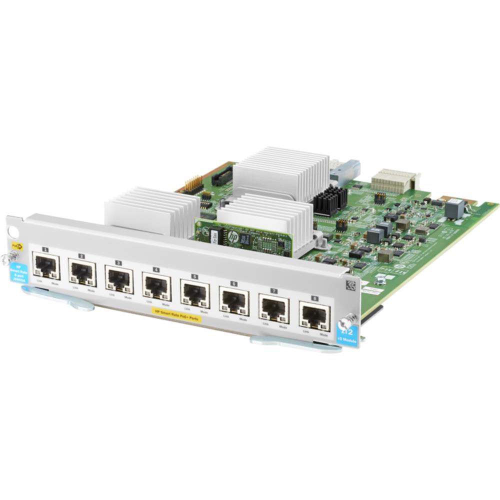 HPE J9995A 5400R 8-port 1/2.5/5/10GBASE-T PoE+ with MACsec v3 zl2 Expansion Module