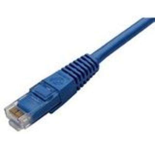 Black Box EVNSL641-0025 CAT6 550MHz Stranded Ethernet Patch Cable - Unshielded, PVC, Snagless Boots, Straight-Pinned, Blue, 25 ft.