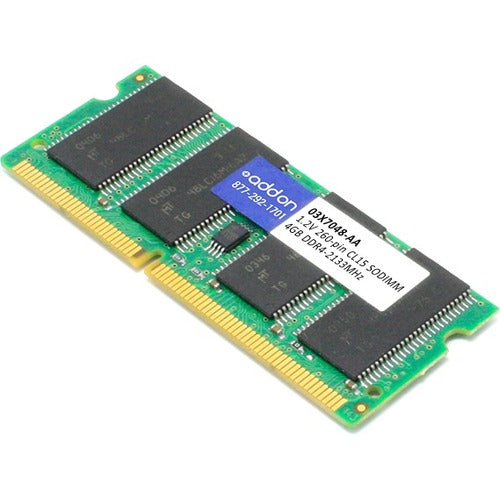 AddOn AA2133D4SR8S/4G x1 Lenovo 03X7048 Compatible 4GB DDR4-2133MHz Unbuffered Single Rank x8 1.2V