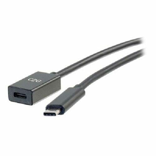 C2G 28657 1FT USB-C TO C 3.1 (GEN 2) MALE TO FEMALE EXTENSION CABLE (10GBPS)