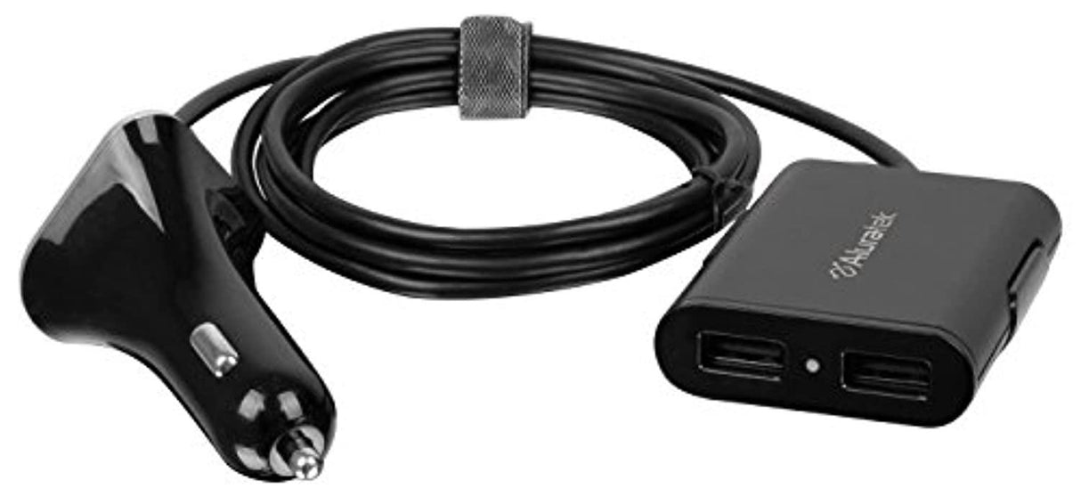 ALURATEK INC AUCC04F 4PORT USB 2.4A CAR CHARGER