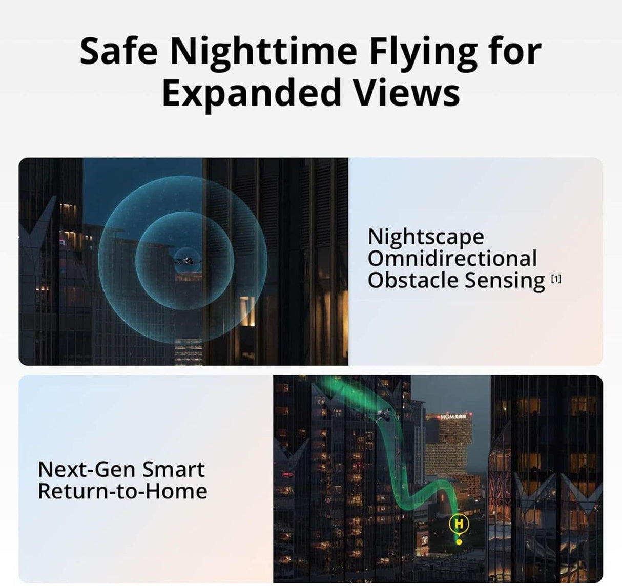 DJI Air 3S Fly More Combo, RC 2 Screen, 1 CMOS, 4K/60fps, Omni Sensors, 2 Cameras, 3 Batteries, Extended Flight