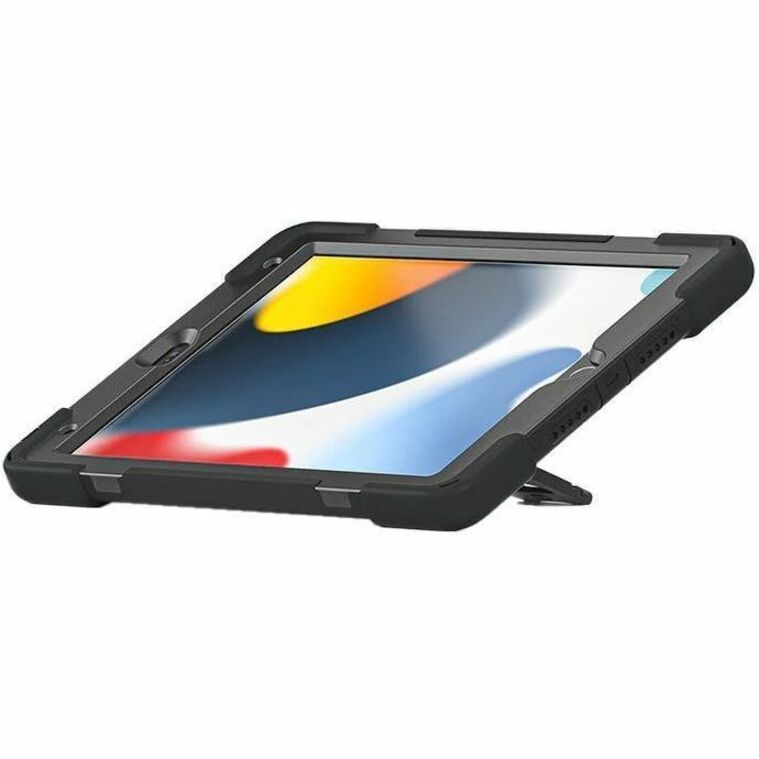 CODi Rugged Carrying Case for 13" Apple iPad Pro 13 (2024) Tablet - Drop Resistant, Shock Absorbing, Shock Resistant, Chemical Resistant, Disinfectant Resistant, Bump Resistant, Damage Resistant - Polycarbonate, Silicone Body - Hand Strap