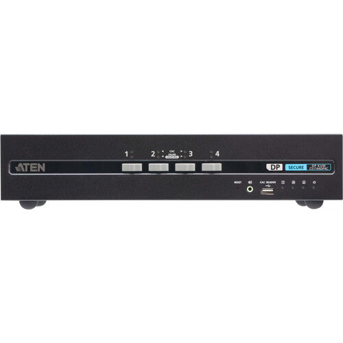 ATEN 4-Port Dual Display Universal PP4.0 Secure KVM with Cables