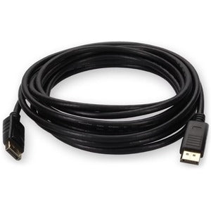 AddOn DisplayPort Audio/Video Cable - 15 ft DisplayPort A/V Cable for Audio/Video Device - First End: 20-pin DisplayPort 1.2 Digital Audio/Video - Male