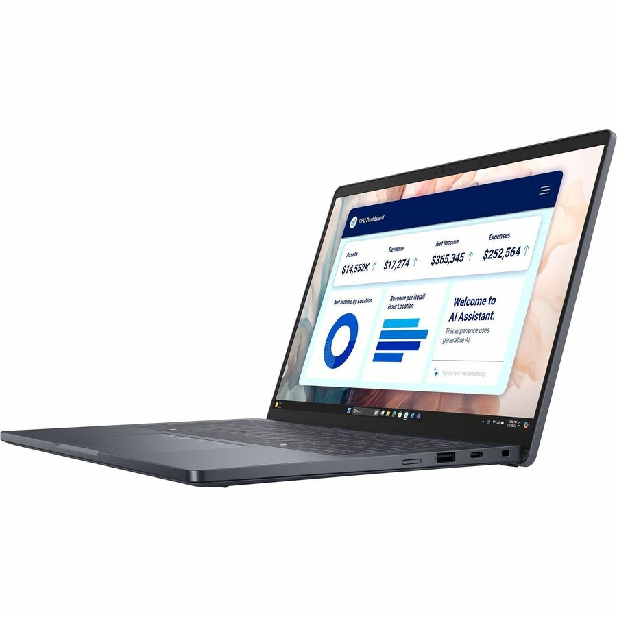 Dell Pro 14 Premium PA14250 14" Copilot+ PC Notebook - Full HD Plus - Intel Core Ultra 5 236V - vPro Technology - 16 GB - 512 GB SSD - English (US) Keyboard - Magnetite - Intel Chip - 1920 x 1200 - Windows 11 Pro