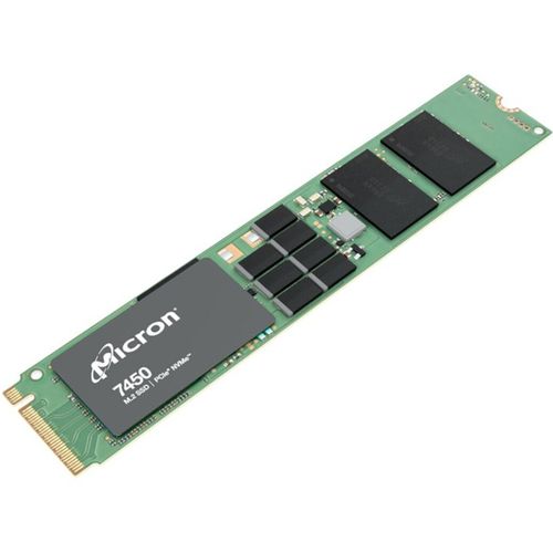 Micron 7450 PRO 1.92 TB Solid State Drive - M.2 22110 Internal - PCI Express NVMe (PCI Express NVMe 4.0 x4)