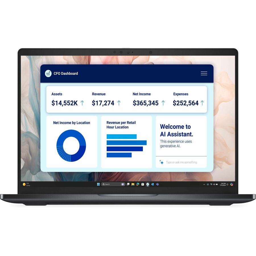 Dell Pro 14 Premium PA14250 14" Touchscreen Copilot+ PC Notebook