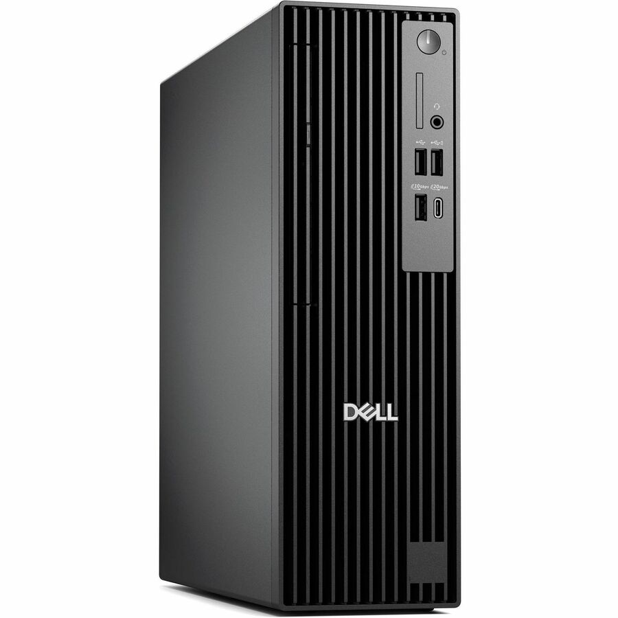 Dell Pro Slim Plus QBS1250 Desktop Computer - Intel Core Ultra 7 265 - 16 GB - 512 GB SSD - Slim PC - Standard Black - Intel Chip - Windows 11 Pro - Intel DDR5 SDRAM - English (US) Keyboard - IEEE 802.11ax - 260 W