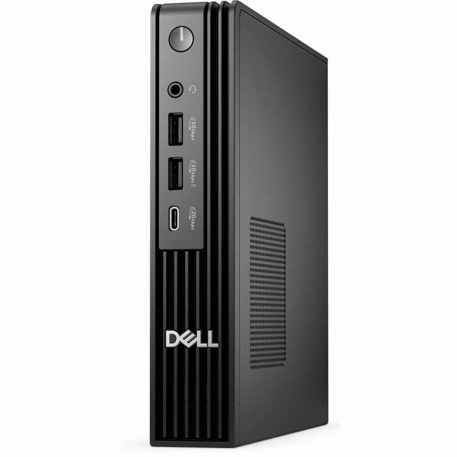 Dell Pro QBM1250 Desktop Computer - Intel Core Ultra 7 265 - vPro Technology - 16 GB - 512 GB SSD - Micro PC - Intel Chip - Windows 11 Pro - Intel DDR5 SDRAM - English (US) Keyboard - IEEE 802.11ax - 180 W
