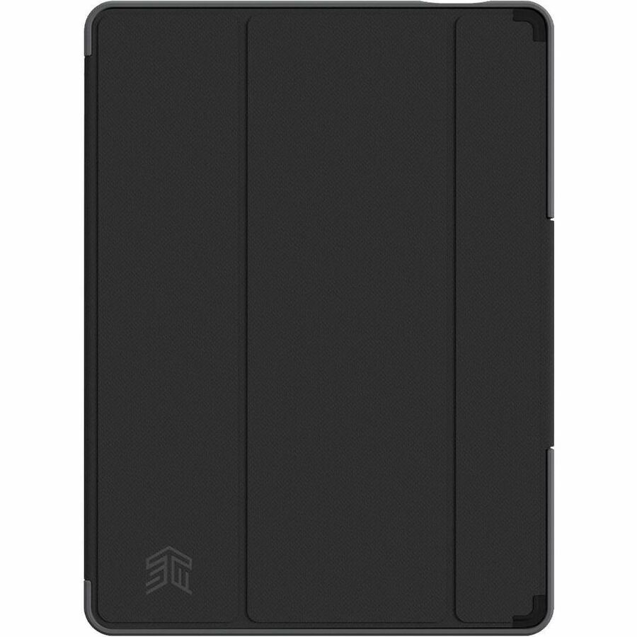 STM Goods Dux OX Rugged Carrying Case Apple iPad (10th Generation) Tablet - Black - Water Resistant Cover - Polycarbonate, Thermoplastic Polyurethane (TPU), Polyurethane Body - 10.6" Height x 8.6" Width x 1" Depth