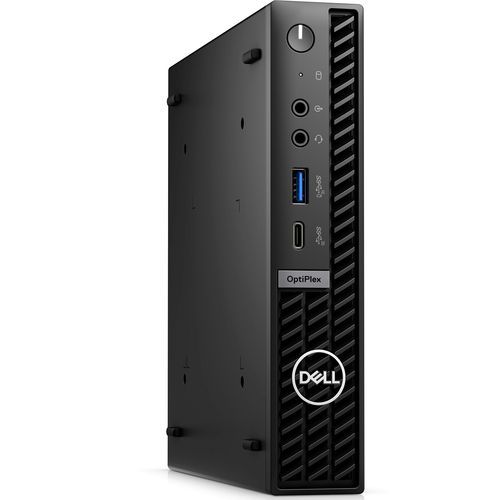 Dell OptiPlex 7000 7010 Desktop Computer - Intel Core i3 13th Gen i3-13100T Quad-core (4 Core) 2.50 GHz - 8 GB RAM DDR4 SDRAM - 256 GB M.2 PCI Express NVMe SSD - Micro PC - Intel Chip - Windows 11 Pro