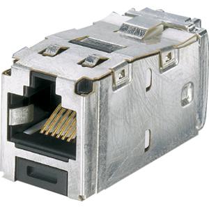 Panduit CJS5E88TGY Category-5E 8-Wire TG-Style Shielded Jack Module, Black