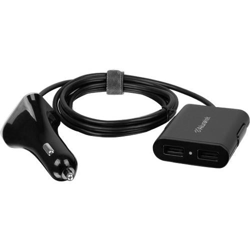 ALURATEK INC AUCC04F 4PORT USB 2.4A CAR CHARGER