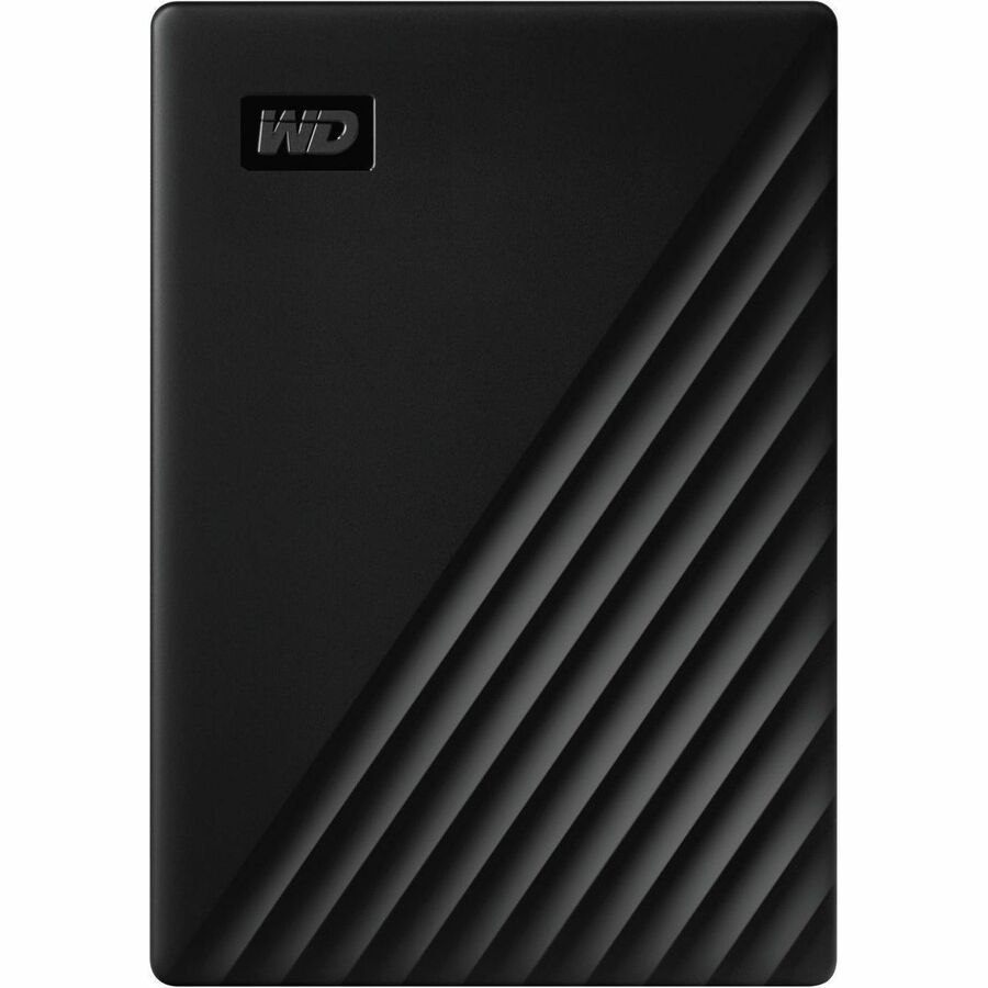 WD Drive Plus WDBZCD0050BBK-WEWM 5 TB Portable Hard Drive - 2.5" External - Black, Silicon Gray - USB 3.2 (Gen 1) Type A - 256-bit AES Encryption Standard