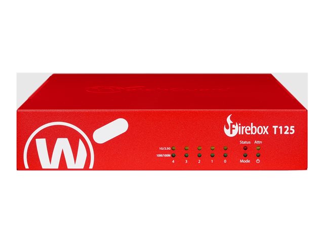 WatchGuard Firebox T125 - security appliance - with 5 years Total Security Suite